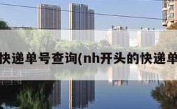 nh快递单号查询(nh开头的快递单号)